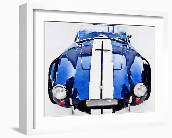 1962 AC Cobra Shelby Watercolor-NaxArt-Framed Art Print