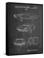 1962 Chevrolet Covair Super Spyder Concept Patent Print-Cole Borders-Framed Stretched Canvas