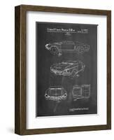 1962 Chevrolet Covair Super Spyder Concept Patent Print-Cole Borders-Framed Art Print