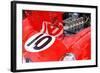 1962 Ferrari 250 GTO Engine Watercolor-NaxArt-Framed Art Print