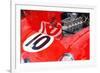 1962 Ferrari 250 GTO Engine Watercolor-NaxArt-Framed Art Print