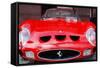 1962 Ferrari 250 GTO Front Watercolor-NaxArt-Framed Stretched Canvas