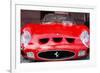 1962 Ferrari 250 GTO Front Watercolor-NaxArt-Framed Art Print