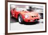 1962 Ferrari 250 GTO Watercolor-NaxArt-Framed Art Print