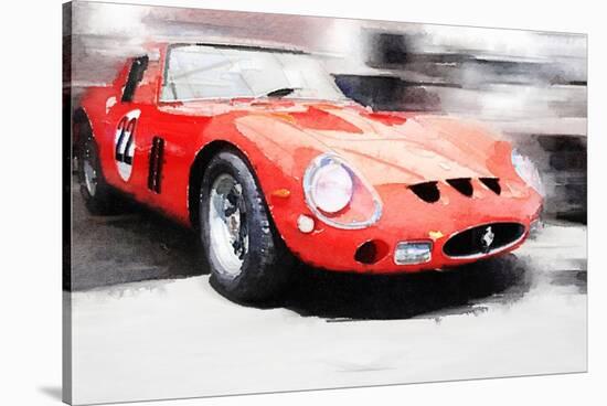 1962 Ferrari 250 GTO Watercolor-NaxArt-Stretched Canvas