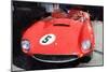 1962 Ferrari in the Pits Watercolor-NaxArt-Mounted Art Print
