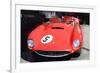 1962 Ferrari in the Pits Watercolor-NaxArt-Framed Art Print