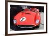 1962 Ferrari in the Pits Watercolor-NaxArt-Framed Art Print