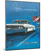 1962 GM Oldsmobile Starfire-null-Mounted Art Print