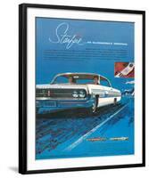 1962 GM Oldsmobile Starfire-null-Framed Art Print