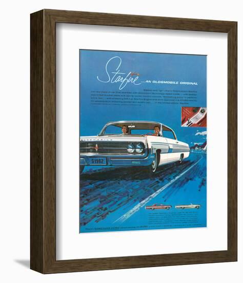 1962 GM Oldsmobile Starfire-null-Framed Art Print