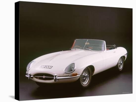 1962 Jaguar E type-null-Stretched Canvas