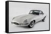 1962 Jaguar E type-S. Clay-Framed Stretched Canvas