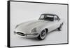 1962 Jaguar E type-S. Clay-Framed Stretched Canvas