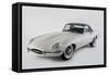 1962 Jaguar E type-S. Clay-Framed Stretched Canvas