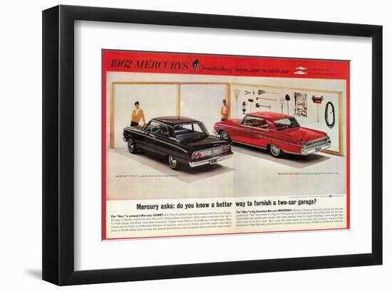 1962 Mercury-Best-Looking Buys-null-Framed Art Print