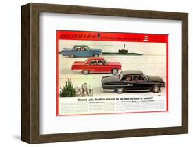 1962 Mercury-Travel in Comfort-null-Framed Art Print