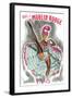 1962 Moulin Rouge cancan rose-Pierre Okley-Framed Giclee Print