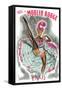 1962 Moulin Rouge cancan rose-Pierre Okley-Framed Stretched Canvas