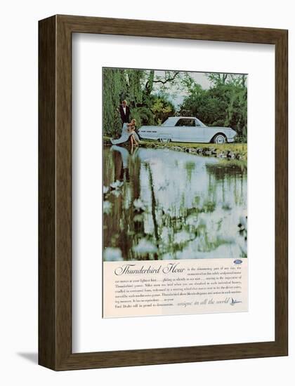 1962 Thunderbird Hour - Unique-null-Framed Art Print