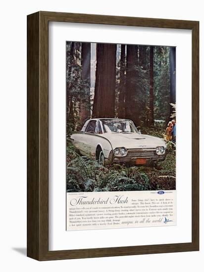 1962 Thunderbird Hush-null-Framed Art Print