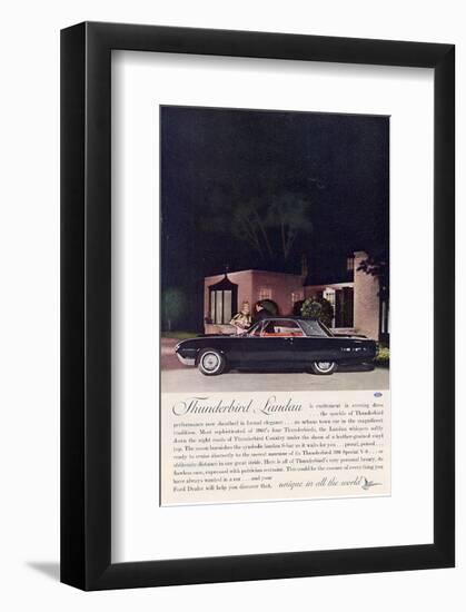 1962 Thunderbird Landau-null-Framed Art Print