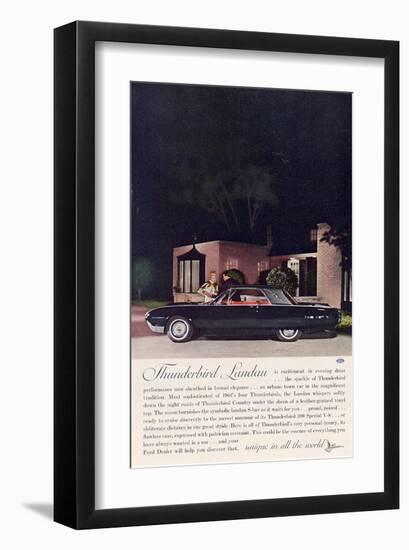 1962 Thunderbird Landau-null-Framed Art Print