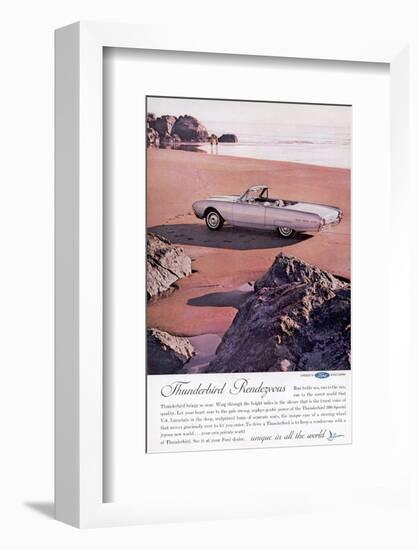 1962 Thunderbird Rendezvous-null-Framed Art Print