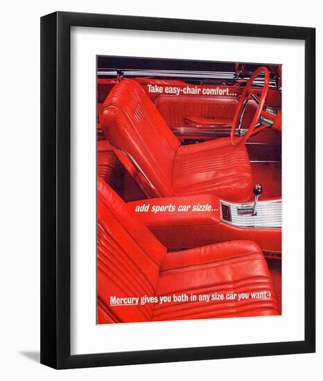 1962Mercury-Easy-Chair Comfort-null-Framed Art Print