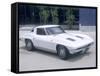 1963 Chevrolet Corvette Stingray-null-Framed Stretched Canvas