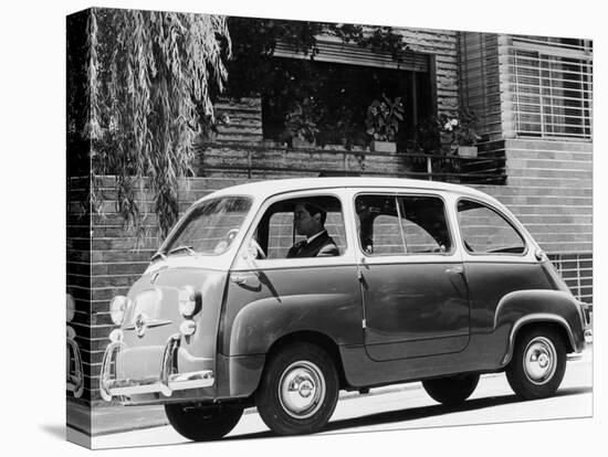 1963 Fiat 600 Multipla, (C1963)-null-Stretched Canvas