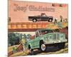 1963 Jeep Gladiators - All New-null-Mounted Art Print