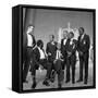 1963 March Leaders, L-R: Ahmann, Robinson, Prinz, Randolph, Rauh, Lewis, McKissick-null-Framed Stretched Canvas