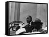 1963 March on Washington. Martin Luther King Delivering His 'I Have a Dream Speech.' Aug. 28, 1963-null-Framed Stretched Canvas