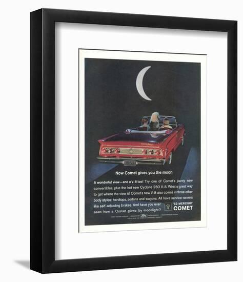 1963 Mercury Comet Moonlight-null-Framed Art Print