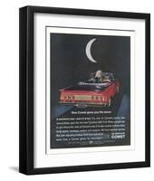 1963 Mercury Comet Moonlight-null-Framed Art Print