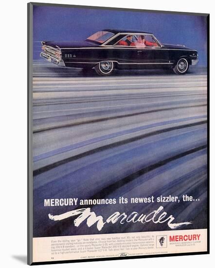 1963 Mercury - Marauder-null-Mounted Art Print