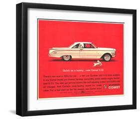 1963 Mercury - New Comet V-8-null-Framed Art Print