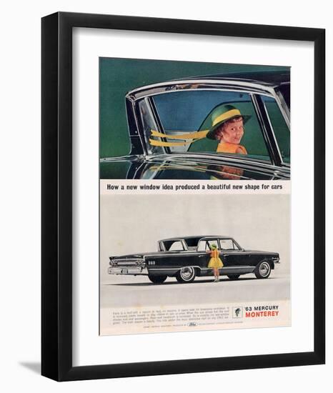 1963 Mercury - New Window Idea-null-Framed Art Print