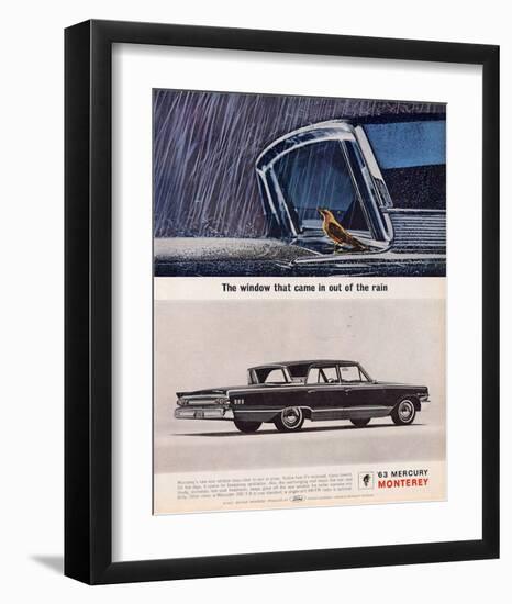 1963 Mercury - Out of the Rain-null-Framed Art Print