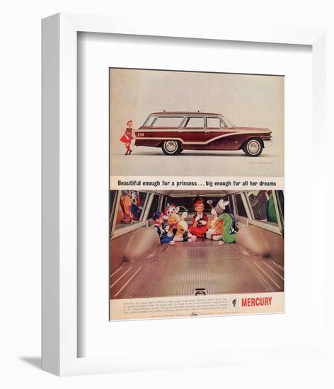 1963 Mercury - Princess Dreams-null-Framed Art Print