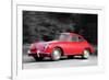 1963 Porsche 356 C Watercolor-NaxArt-Framed Premium Giclee Print