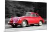 1963 Porsche 356 C Watercolor-NaxArt-Mounted Premium Giclee Print