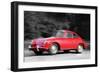 1963 Porsche 356 C Watercolor-NaxArt-Framed Premium Giclee Print