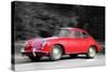 1963 Porsche 356 C Watercolor-NaxArt-Stretched Canvas