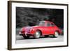 1963 Porsche 356 C Watercolor-NaxArt-Framed Art Print