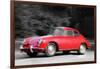 1963 Porsche 356 C Watercolor-NaxArt-Framed Art Print