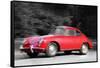 1963 Porsche 356 C Watercolor-NaxArt-Framed Stretched Canvas