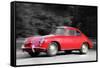 1963 Porsche 356 C Watercolor-NaxArt-Framed Stretched Canvas