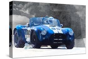 1964 AC Cobra Shelby Racing Watercolor-NaxArt-Stretched Canvas